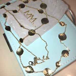 Gold Melinda Maria Necklace